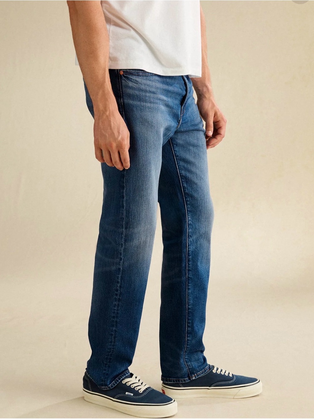 American Eagle Mens Original Bootcut Airflex+ Jeans Blue 36x30